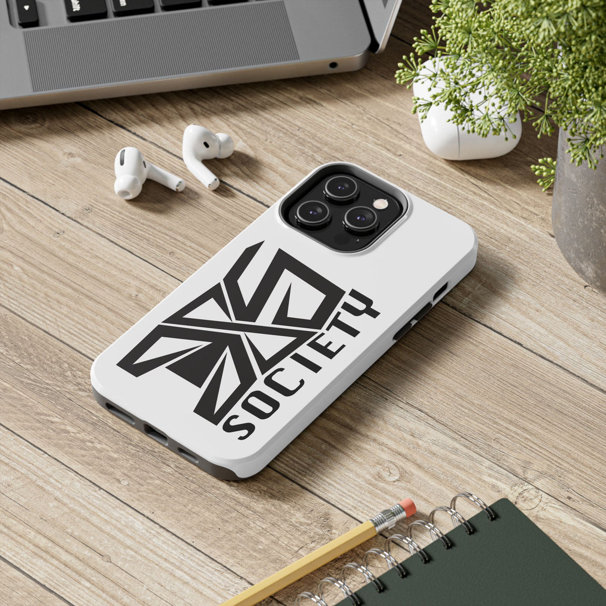 “385 White” iPhone Case