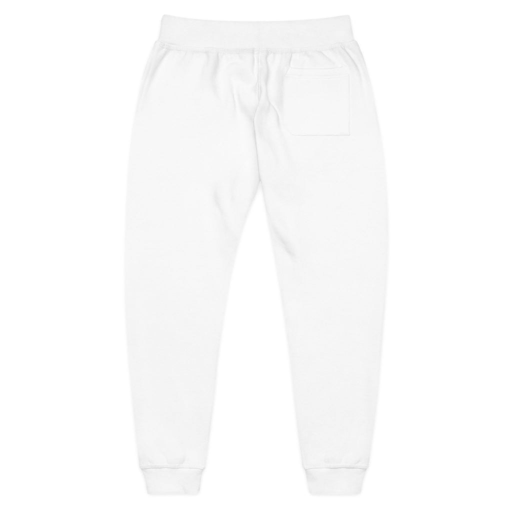 "385 White" Fleece Joggers