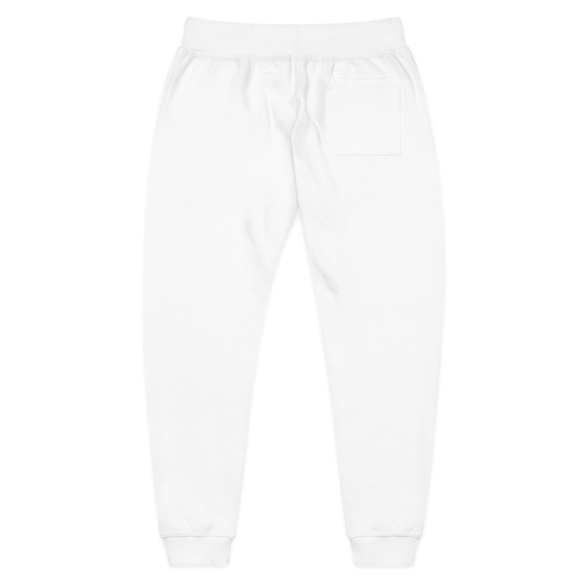 "385 White" Fleece Joggers