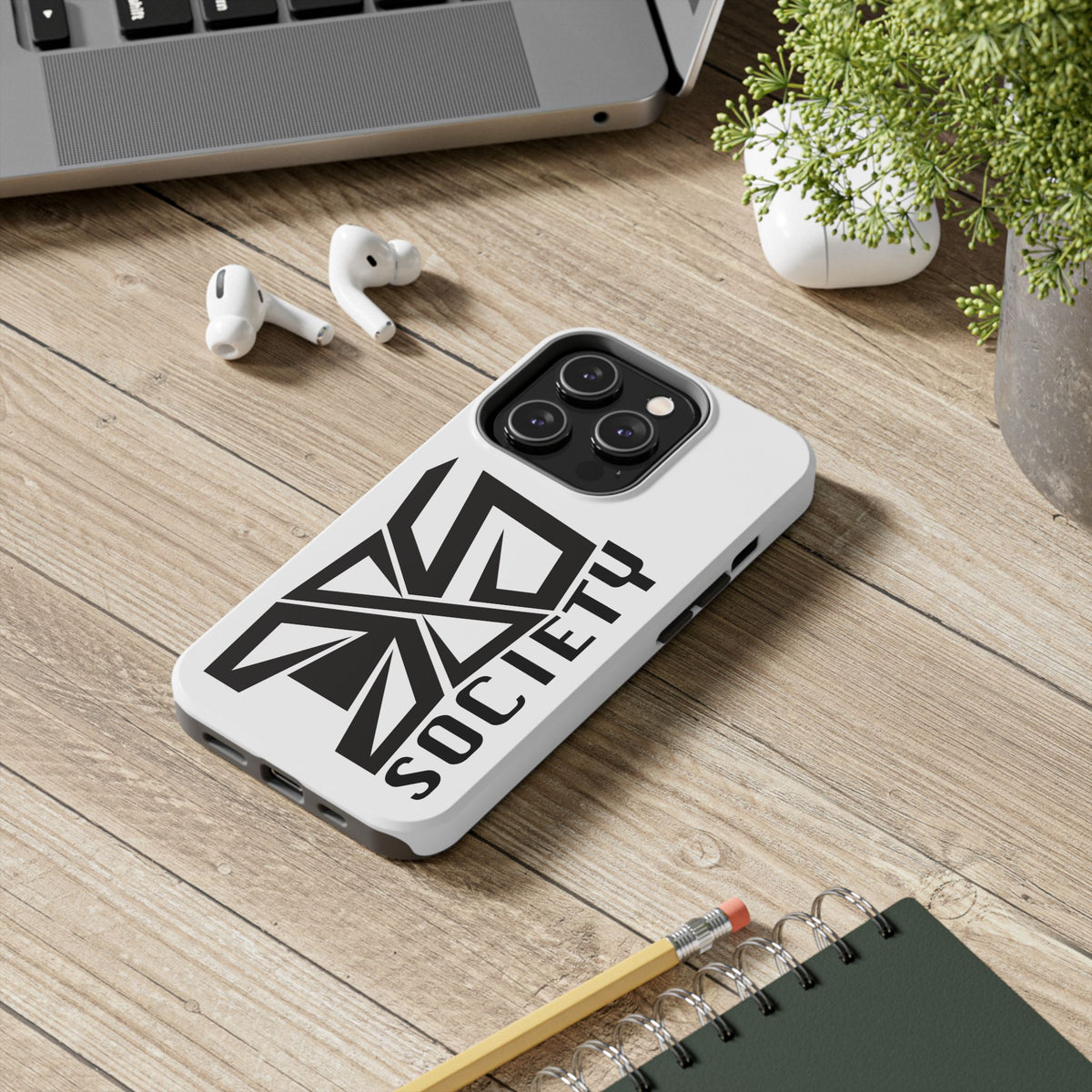 “385 White” iPhone Case