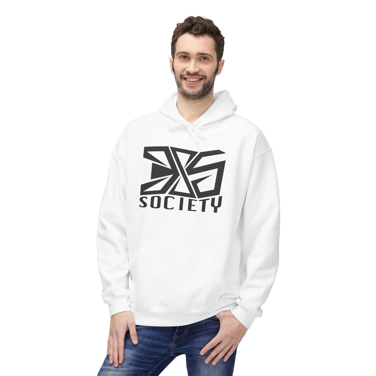“385 White” Mid Weight Fleece Hoodie