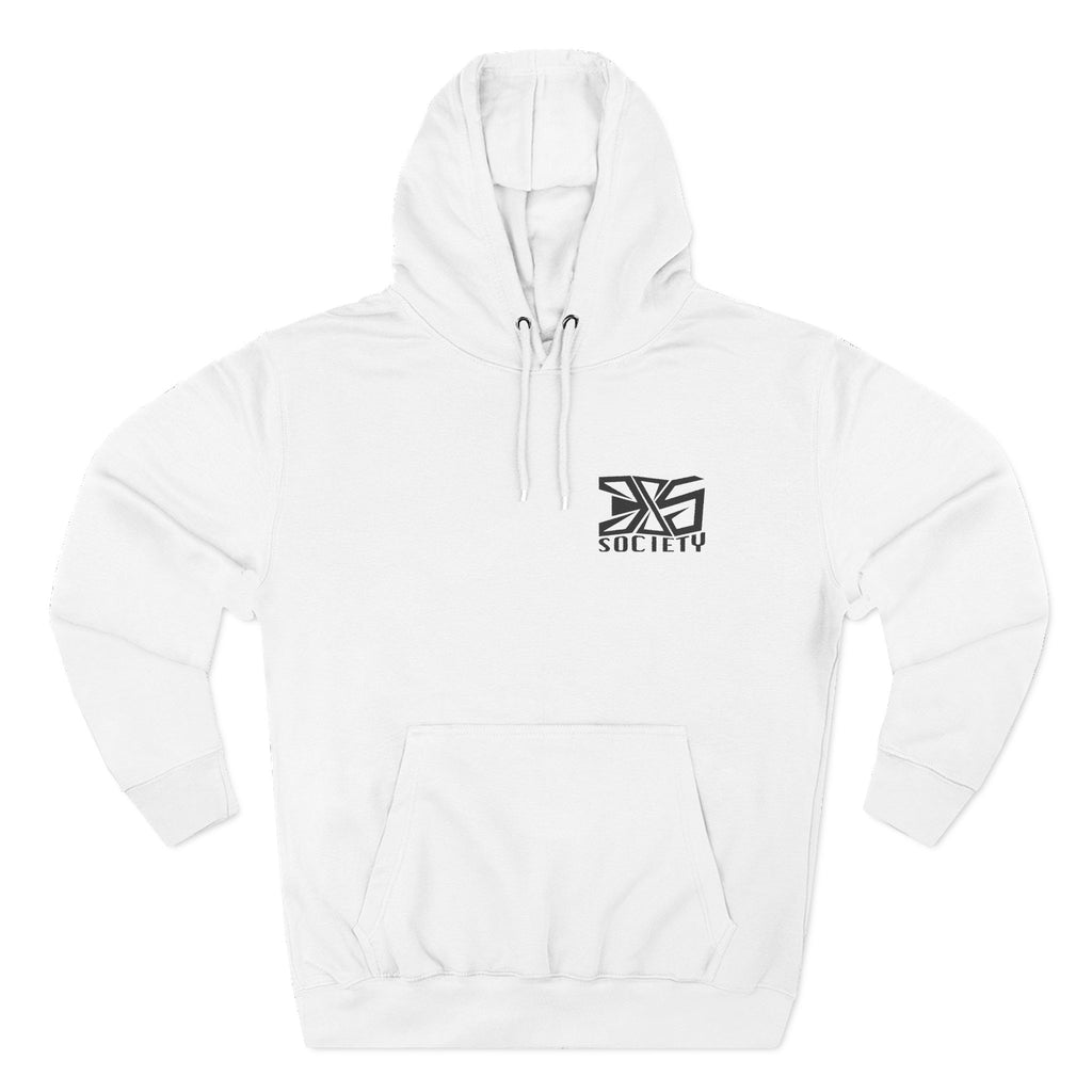 "385 White" Minimal Insignia Hoodie