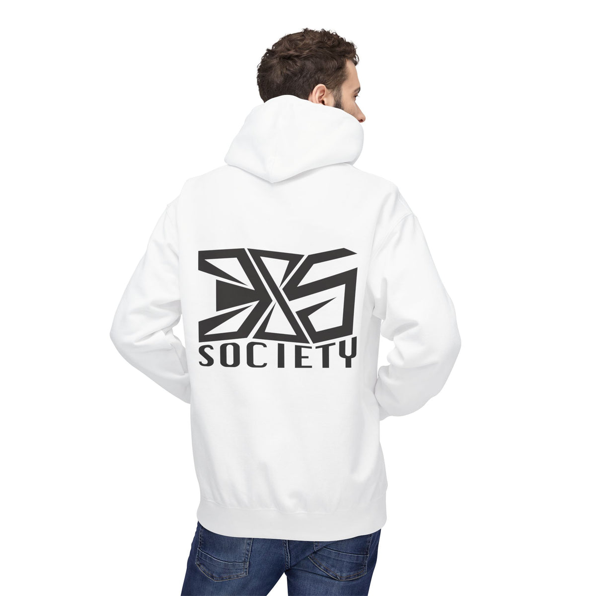 “385 White” Mid Weight Fleece Hoodie
