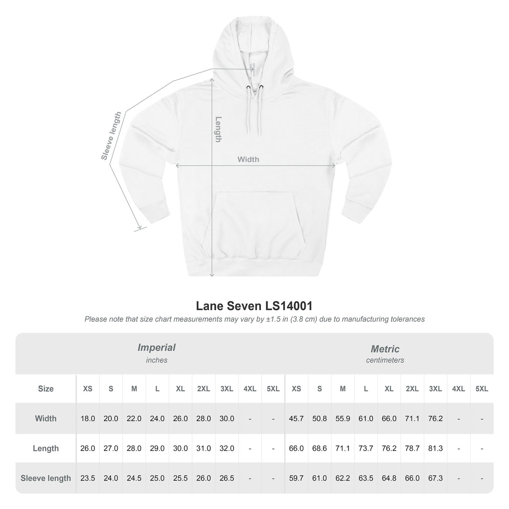 "385 White" Minimal Insignia Hoodie