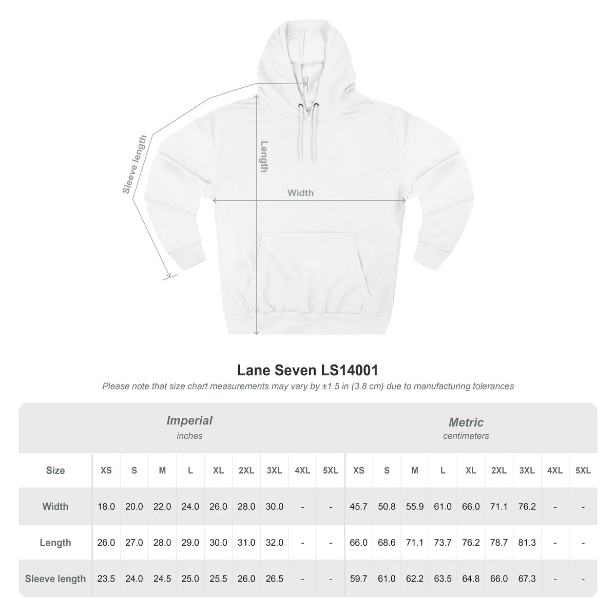 "385 White" Minimal Insignia Hoodie