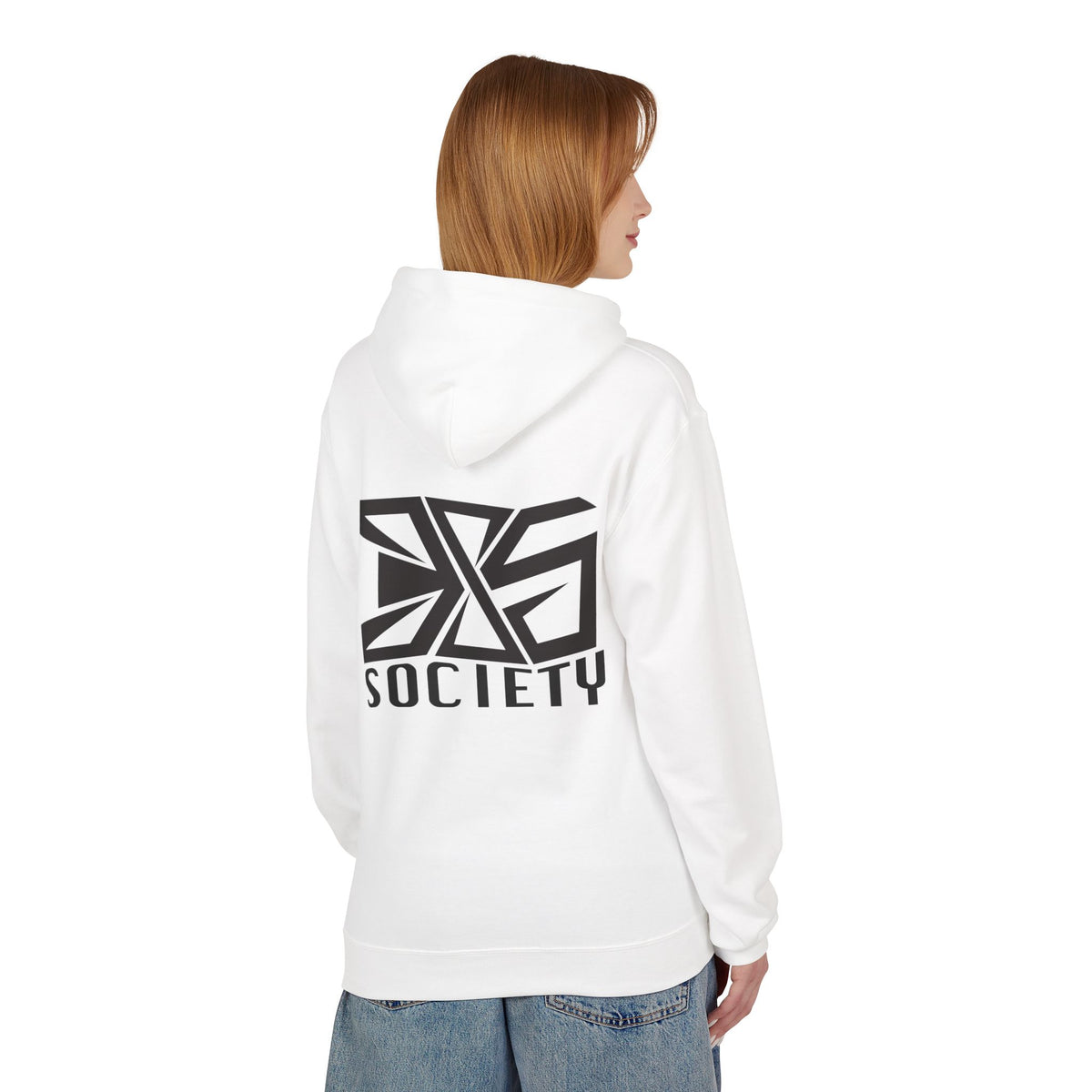 “385 White” Mid Weight Fleece Hoodie