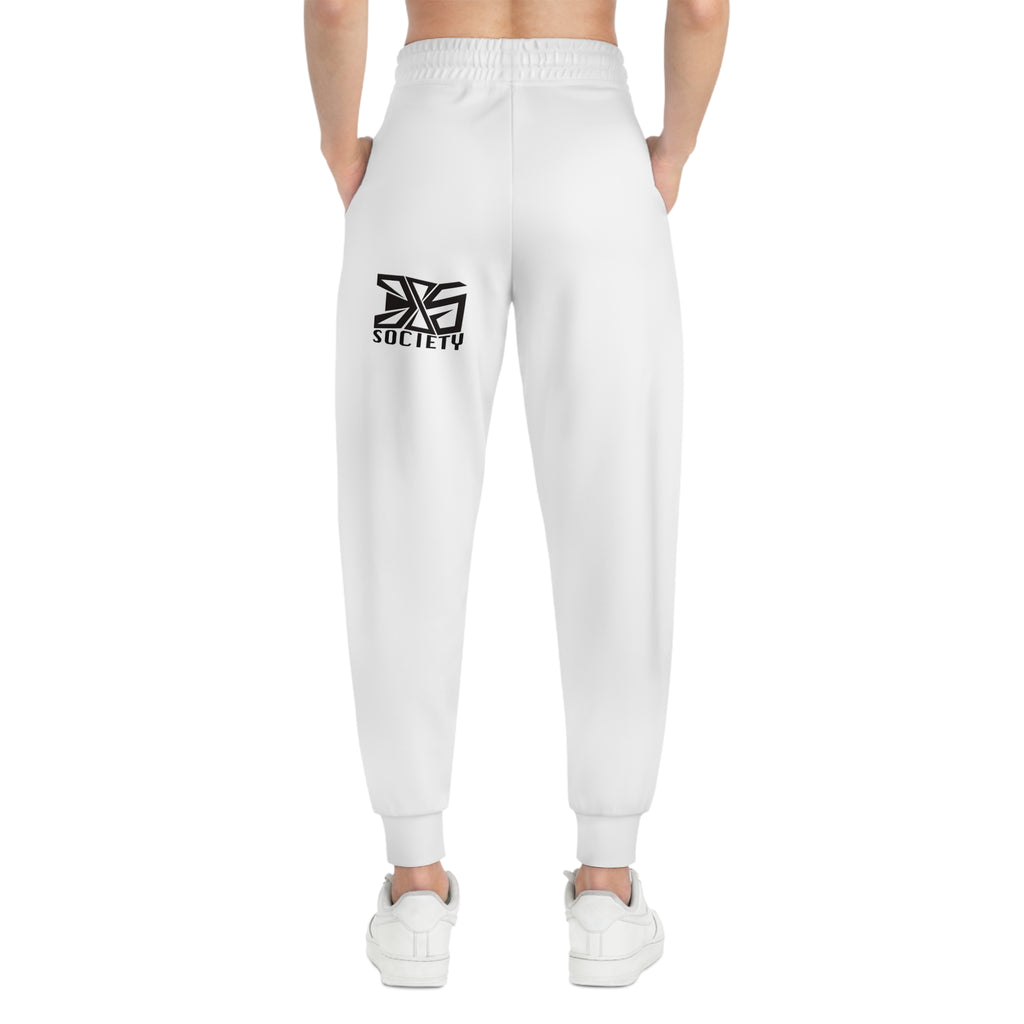 "385 White" Athletic Joggers