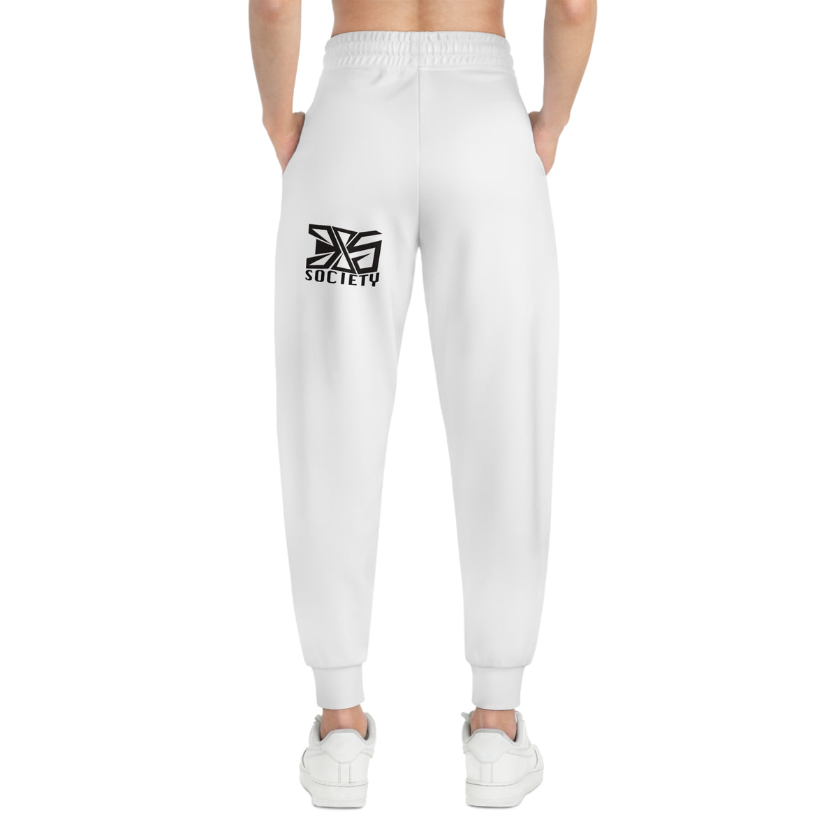 "385 White" Athletic Joggers