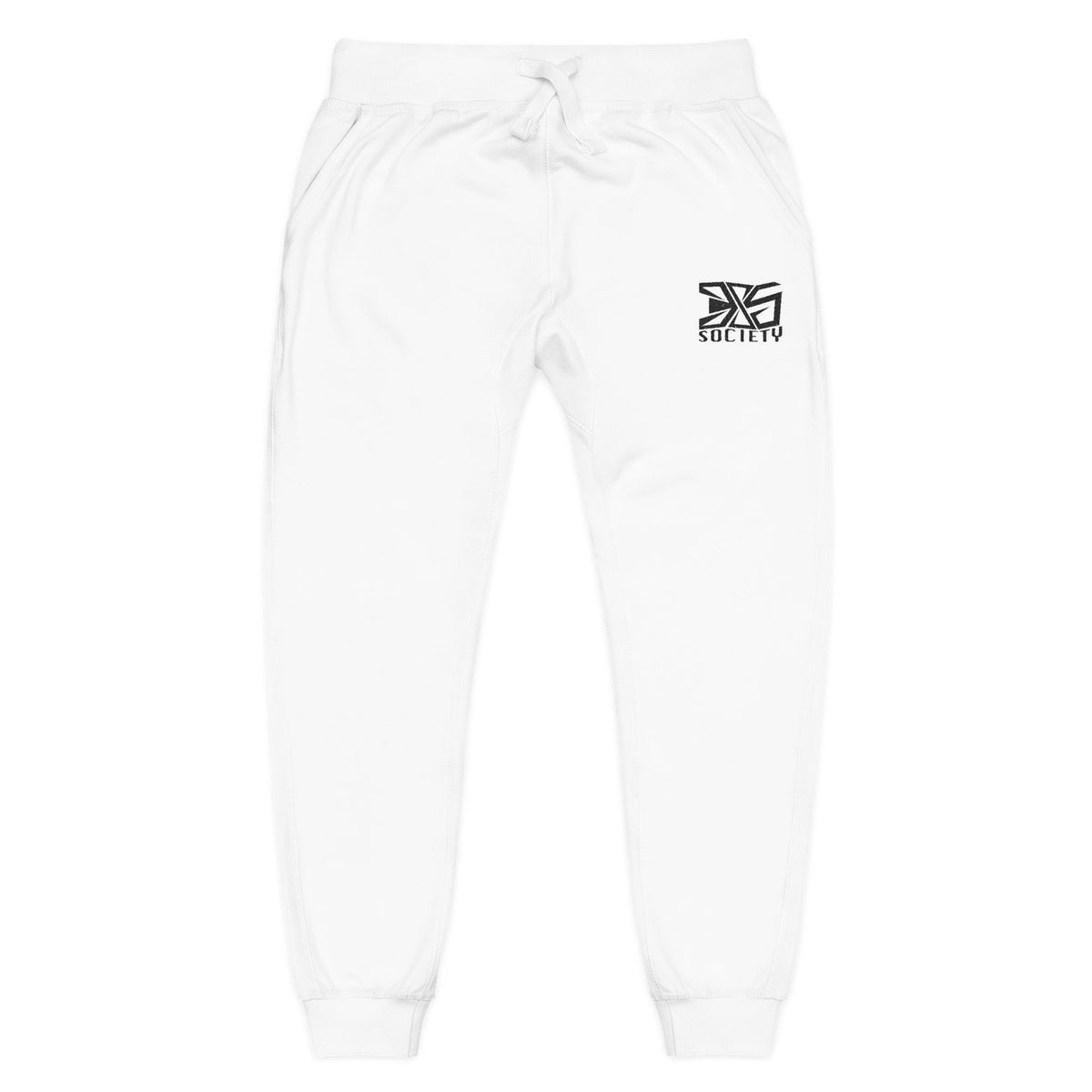 "385 White" Fleece Joggers